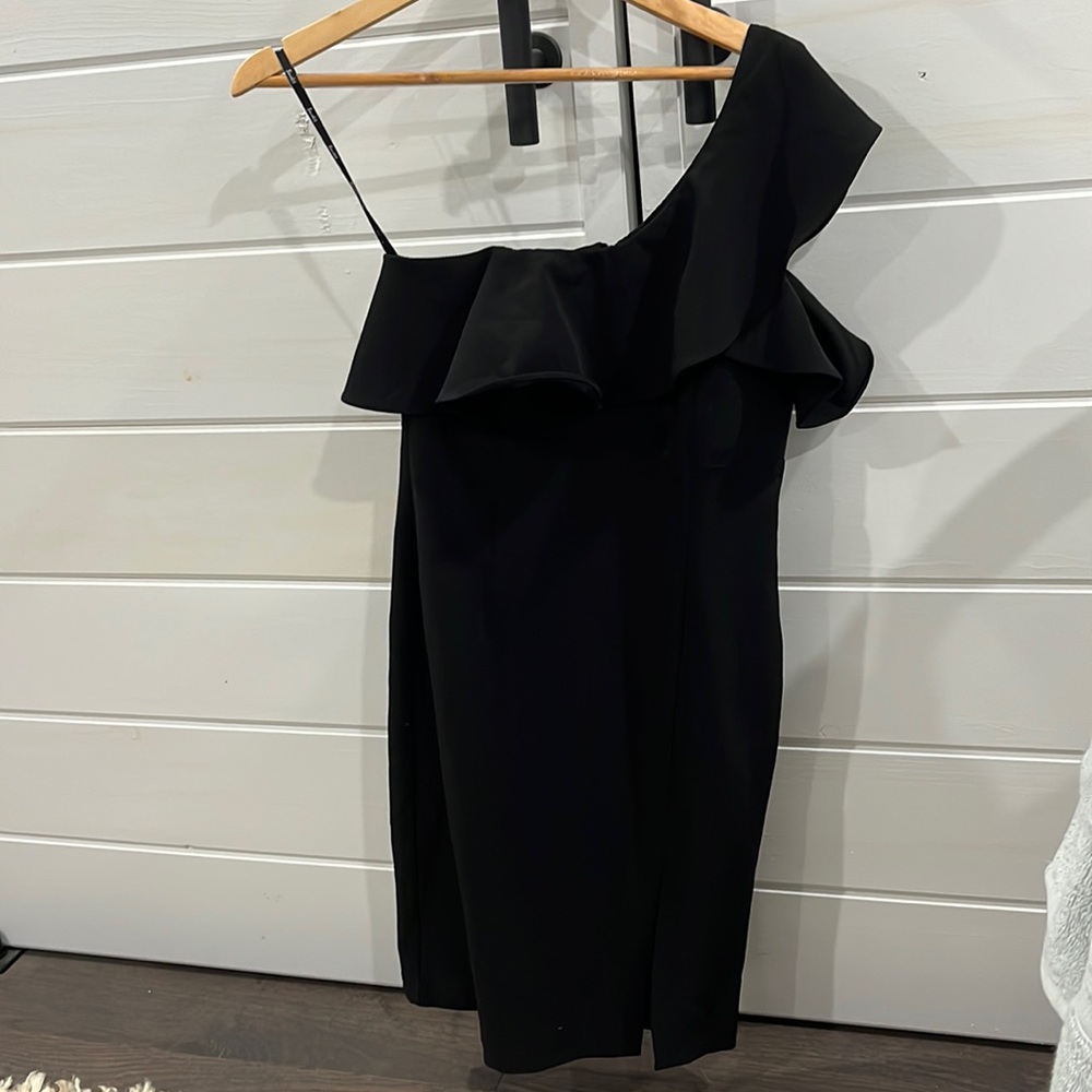 Bardot Black One Shoulder Dress